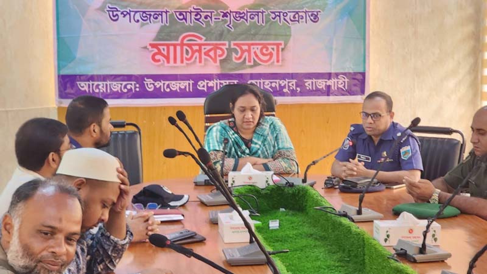 মোহনপুরে আইনশৃঙ্খলা সভায় মাদক ও বাল্যবিবাহ বন্ধে কঠোর বার্তা