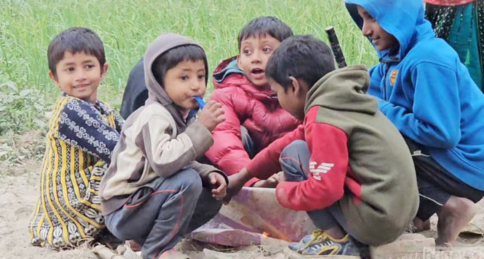 পদ্মার ১৭ চরে নেই স্কুল, শিক্ষাবঞ্চিত হাজারো শিশু