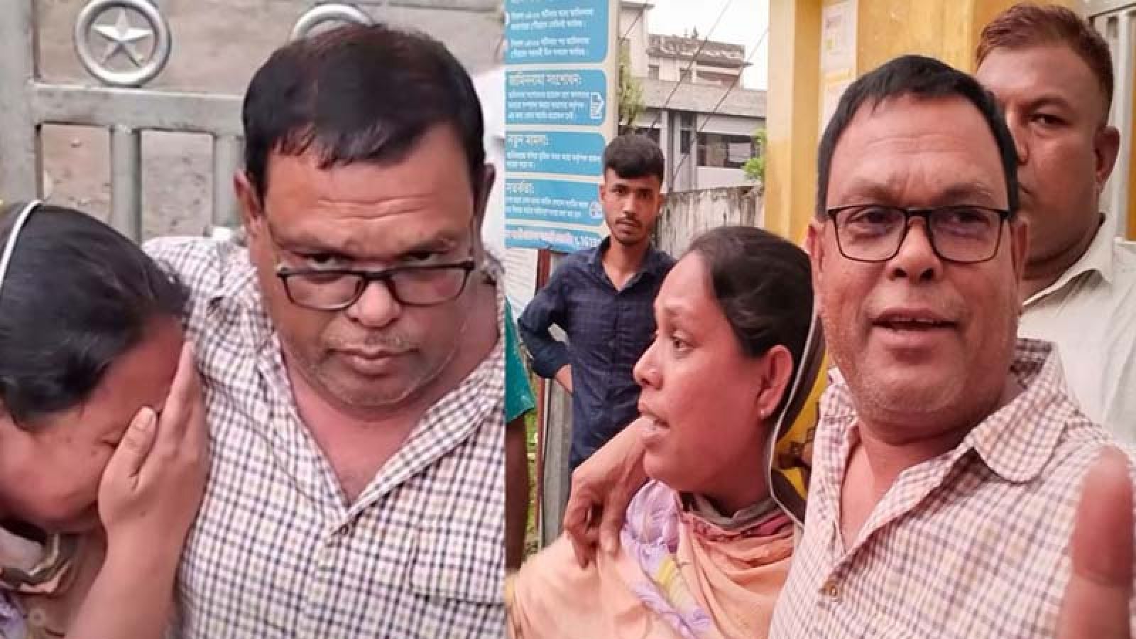 কারামুক্ত স্বামীকে জড়িয়ে কাঁদলেন স্ত্রী, আবার ধরে নিয়ে গেলো ডিবি পুলিশ