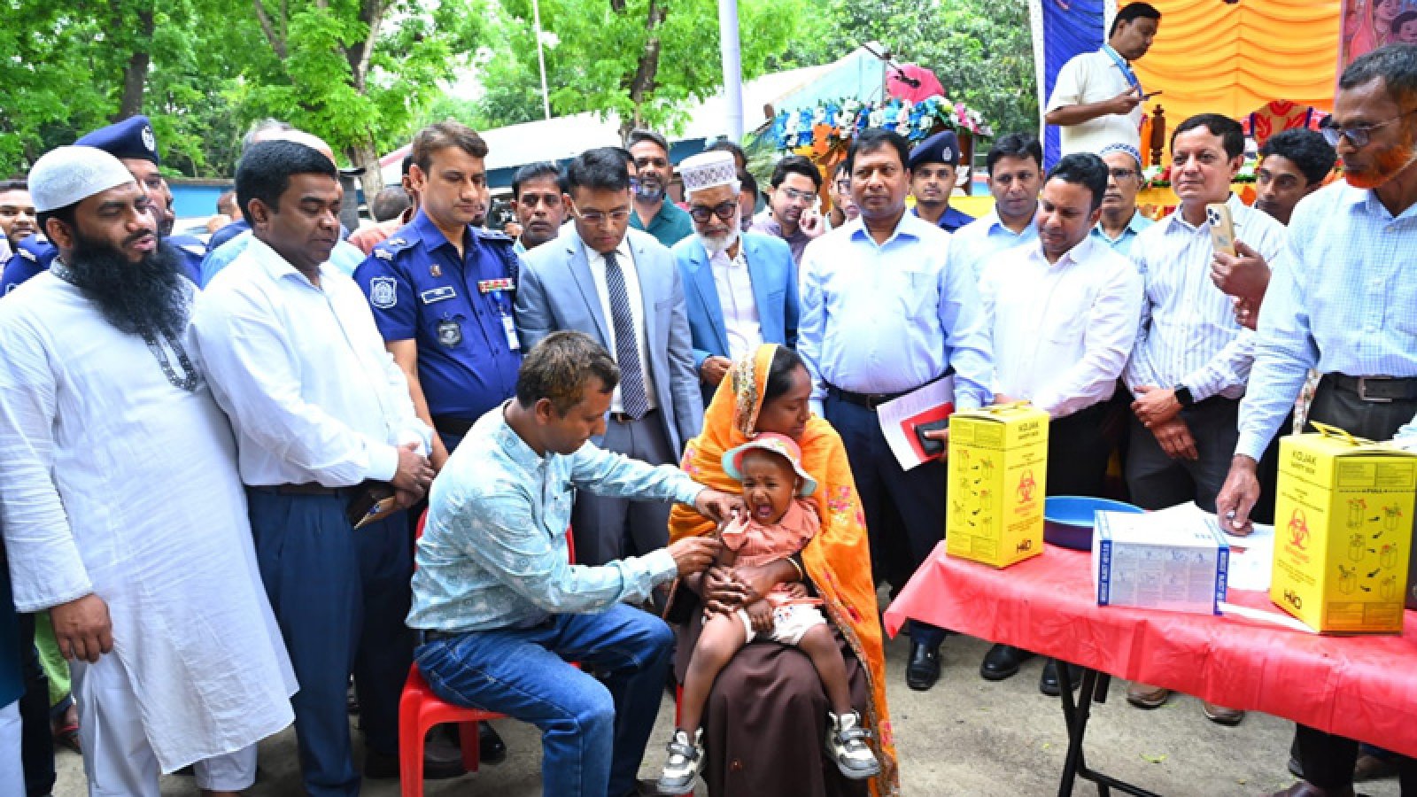 রাজশাহীসহ পাঁচ জেলায় হাম টিকাদান কর্মসূচি শুরু, লক্ষ্য ৫৬ হাজার ৬০০ শিশু