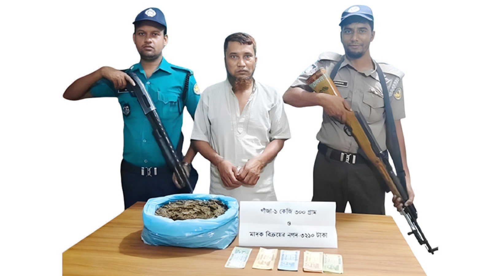 ৯ বারের মতো এক মাদক ব্যবসায়ীকে গ্রেপ্তার, মাদকদ্রব্য উদ্ধার
