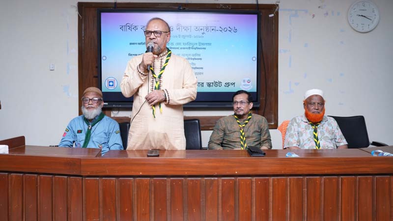 রাবিতে রোভার স্কাউট গ্রুপের বার্ষিক কর্মশালা ও দীক্ষা অনুষ্ঠিত