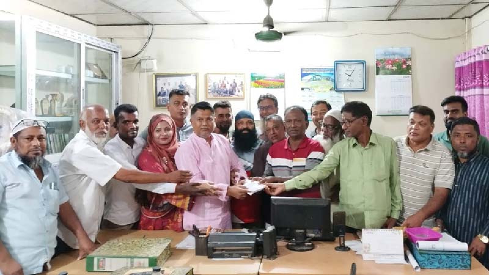 সান্তাহার প্রেসক্লাবে রুবি জয়ন্তী উদযাপন উপলক্ষে বিভিন্ন সংঠনের সাথে মতবিনিময়