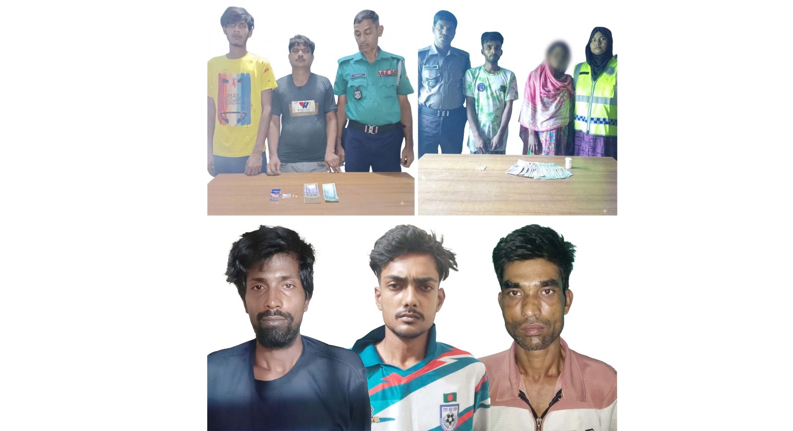 নগরীতে নারীসহ ৭ মাদক ব্যবসায়ী গ্রেপ্তার, ট্যাপেন্টাডল ও ইয়াবা ট্যাবলেট উদ্ধার