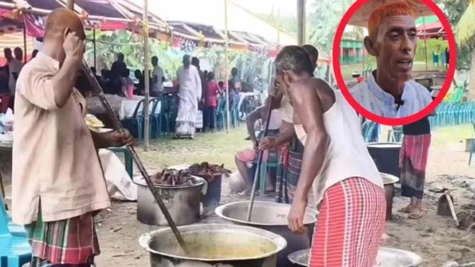 জীবিত থাকতেই ৫ হাজার মানুষকে ‘চল্লিশা’ খাওয়ালেন দম্পতি