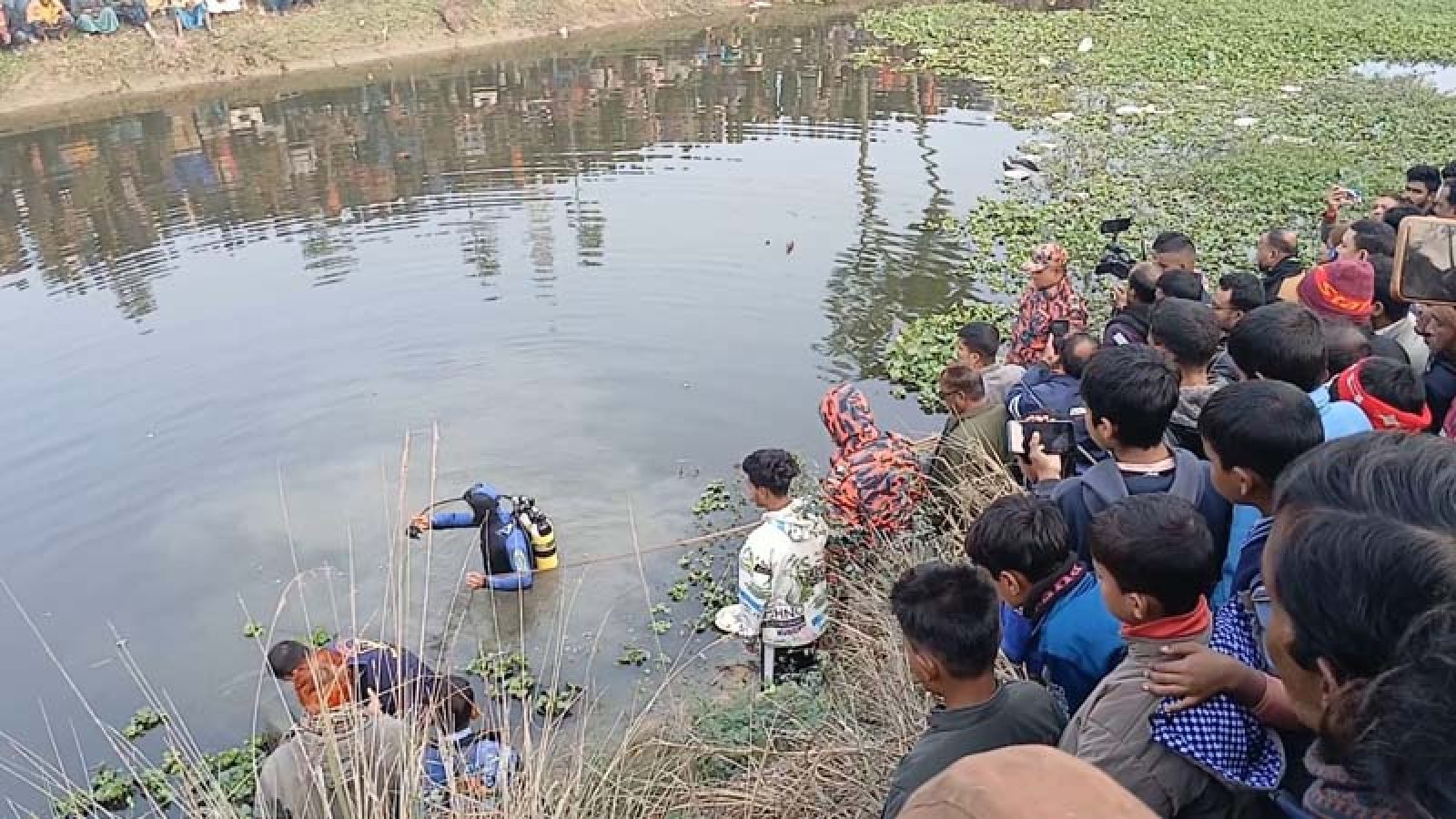 চোর সন্দেহে ধাওয়া খেয়ে পানিতে ডুবে যুবকের মৃত্যু