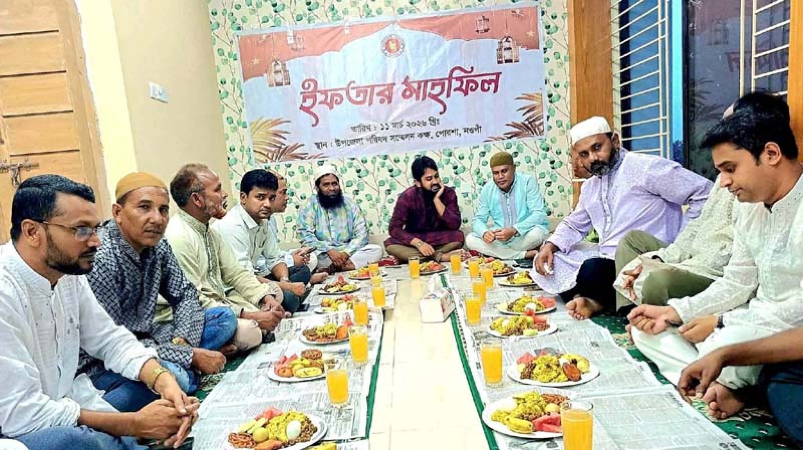 পোরশায় প্রাণিসম্পদ দপ্তরের ইফতার মাহফিল অনুষ্ঠিত