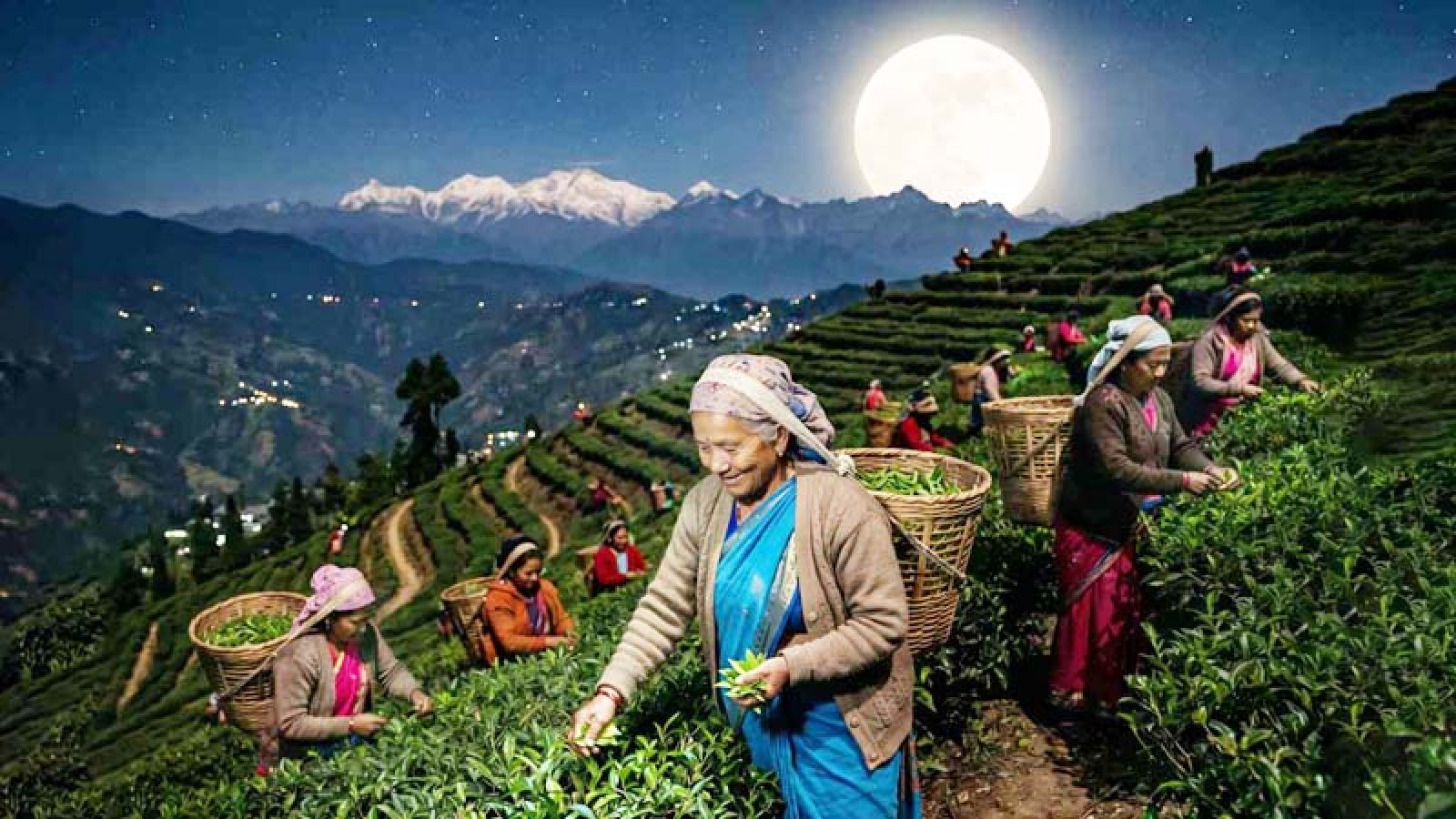 চাঁদের আলোয় তোলা চা-পাতা বিশ্বসেরা, ভারতে তা হয় দার্জিলিঙেই