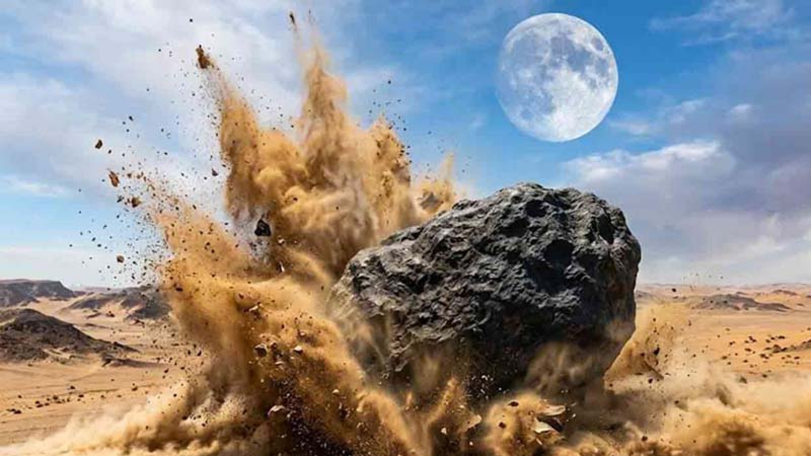 চাঁদ থেকে ছিটকে আসা পাথর পড়েছিল আফ্রিকার মরুভূমিতে!