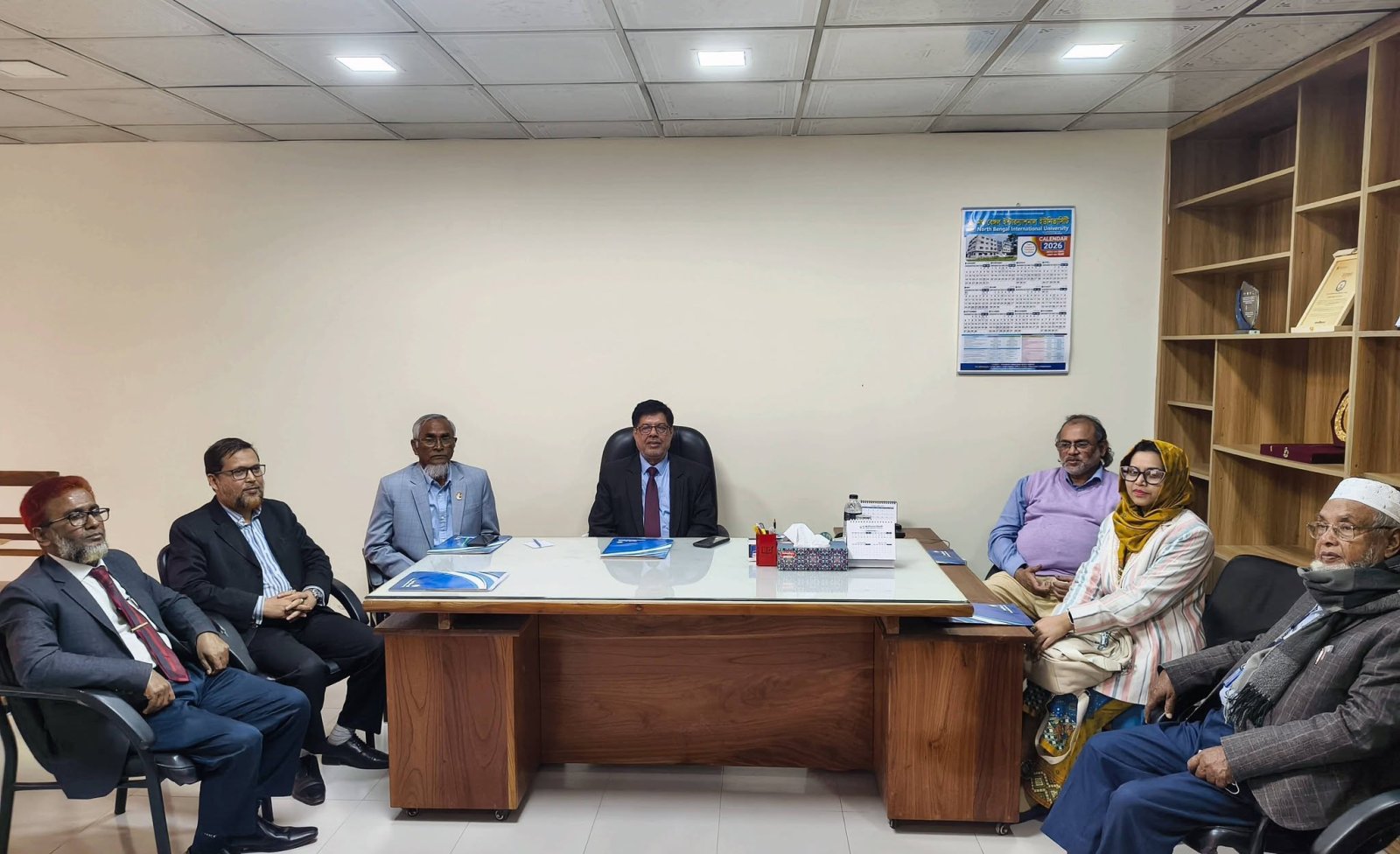 নর্থ বেঙ্গল ইন্টারন্যাশনাল ইউনিভার্সিটির সিন্ডিকেটের ১৩তম সভা অনুষ্ঠিত
