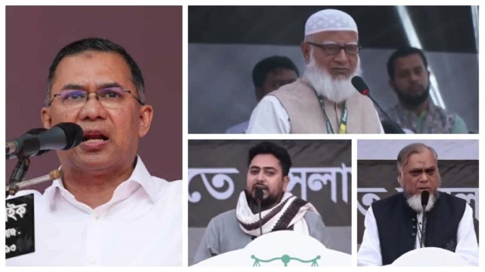 নির্বাচনি প্রথম প্রচারণা সমাবেশে ‘তর্কযুদ্ধে’ প্রার্থীরা