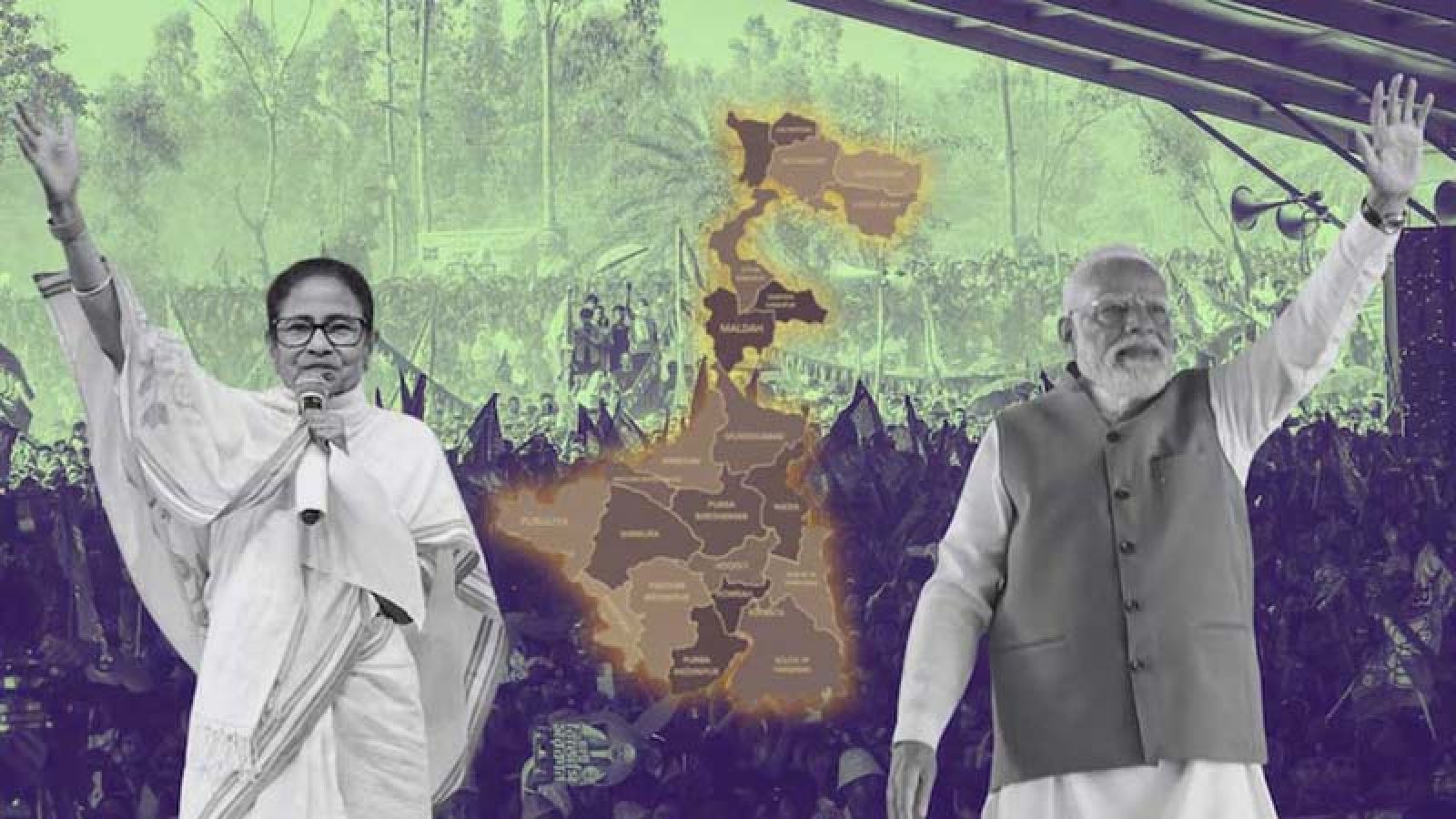 পশ্চিমবঙ্গের নির্বাচনে বুথ ফেরত চারটি জরিপে বিজেপি’র জয়ের আভাস