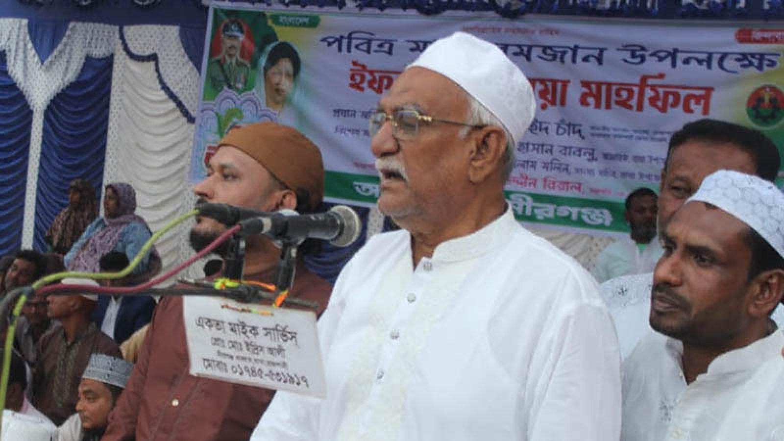 চাঁদাবাজি সন্ত্রাস মাদক এলাকা থেকে বিতাড়িত করা হবে : আবু সাইদ চাঁদ