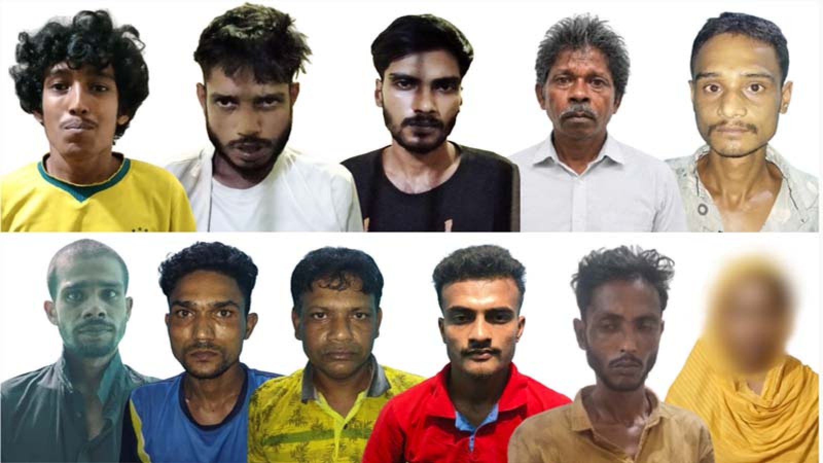 নগরীতে নারীসহ ১১ মাদক ব্যবসায়ী গ্রেপ্তার