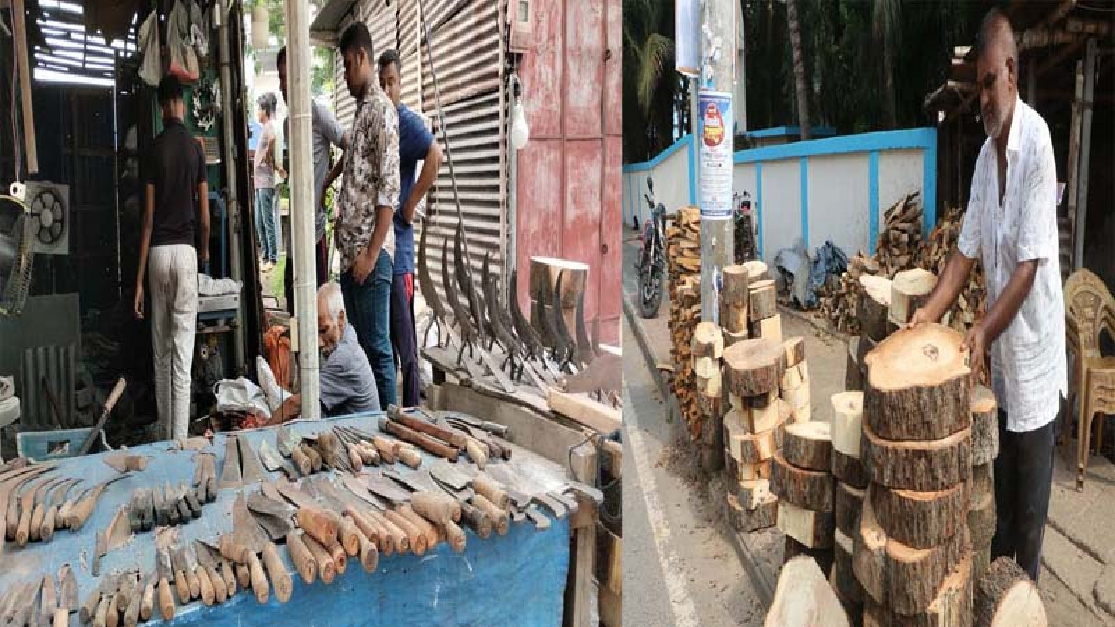 দাম বেড়েছে মাংস কাটার গুড়ি, চাকু-ছুরির