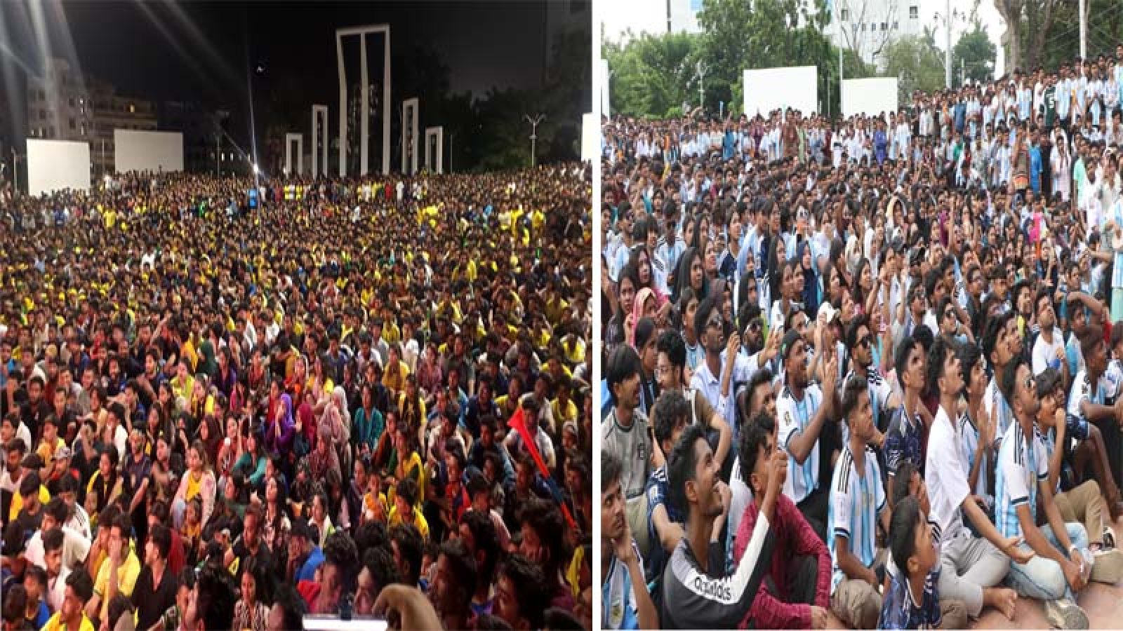 গোল হলে কাঁপছে পাড়ার মোড়