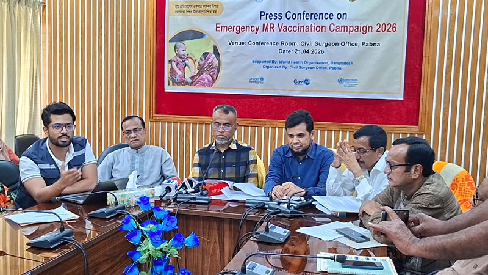 পাবনায় ৩ লক্ষাধিক শিশুকে হাম-রুবেলার টিকা দেয়া হবে : সিভিল সার্জন