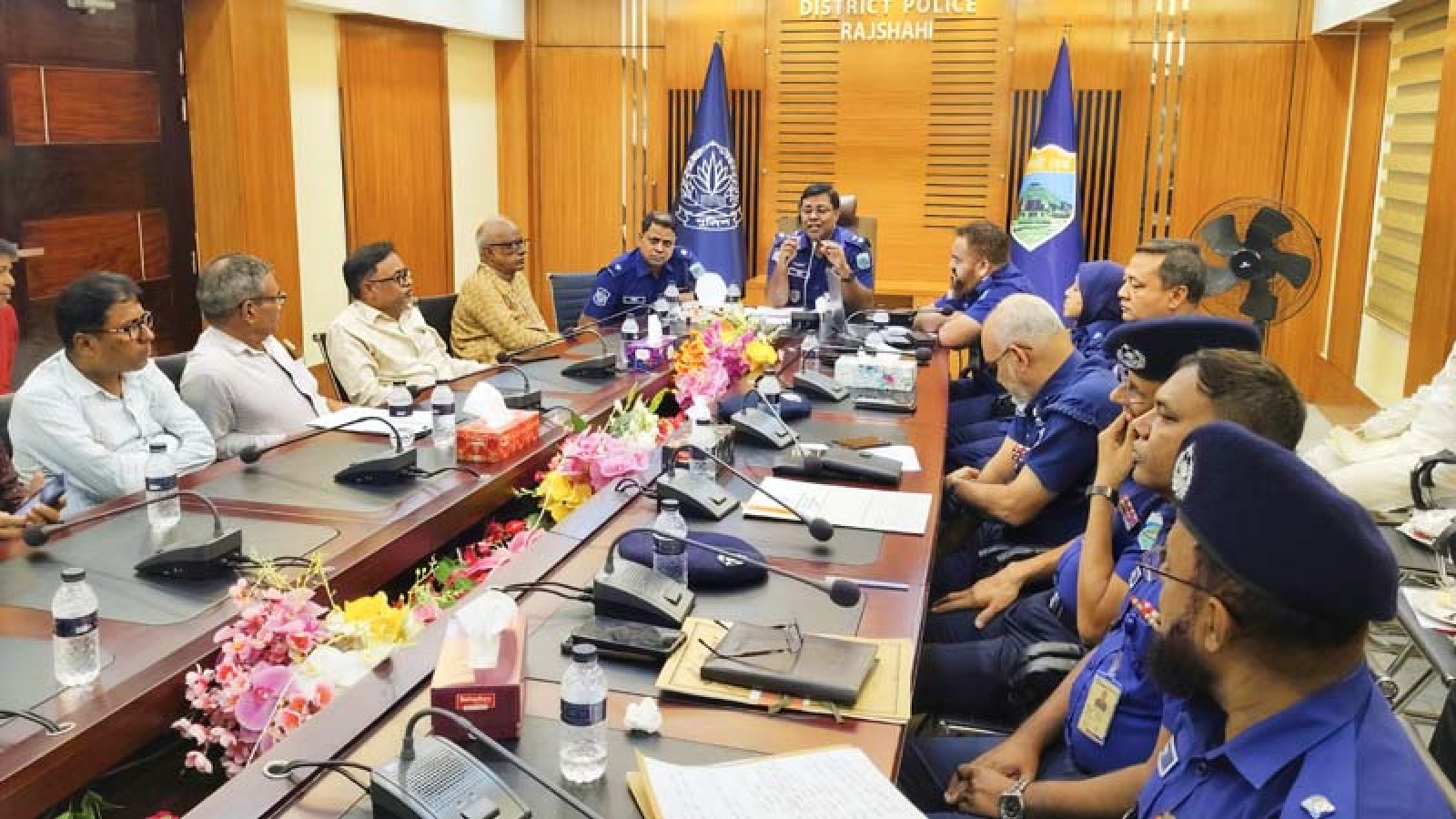 আসন্ন দুর্গাপূজায় নিরাপত্তা নিশ্চিতে জেলা পুলিশের মতবিনিময় সভা