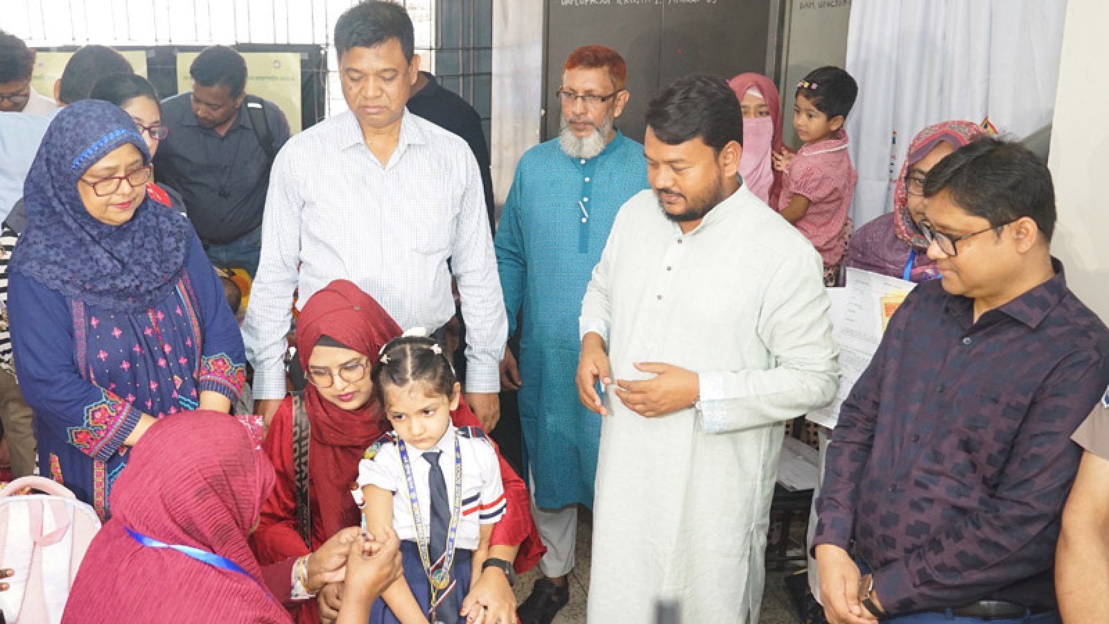 হাম-রুবেলা টিকাদানে রাসিকের শতভাগ সফলতা