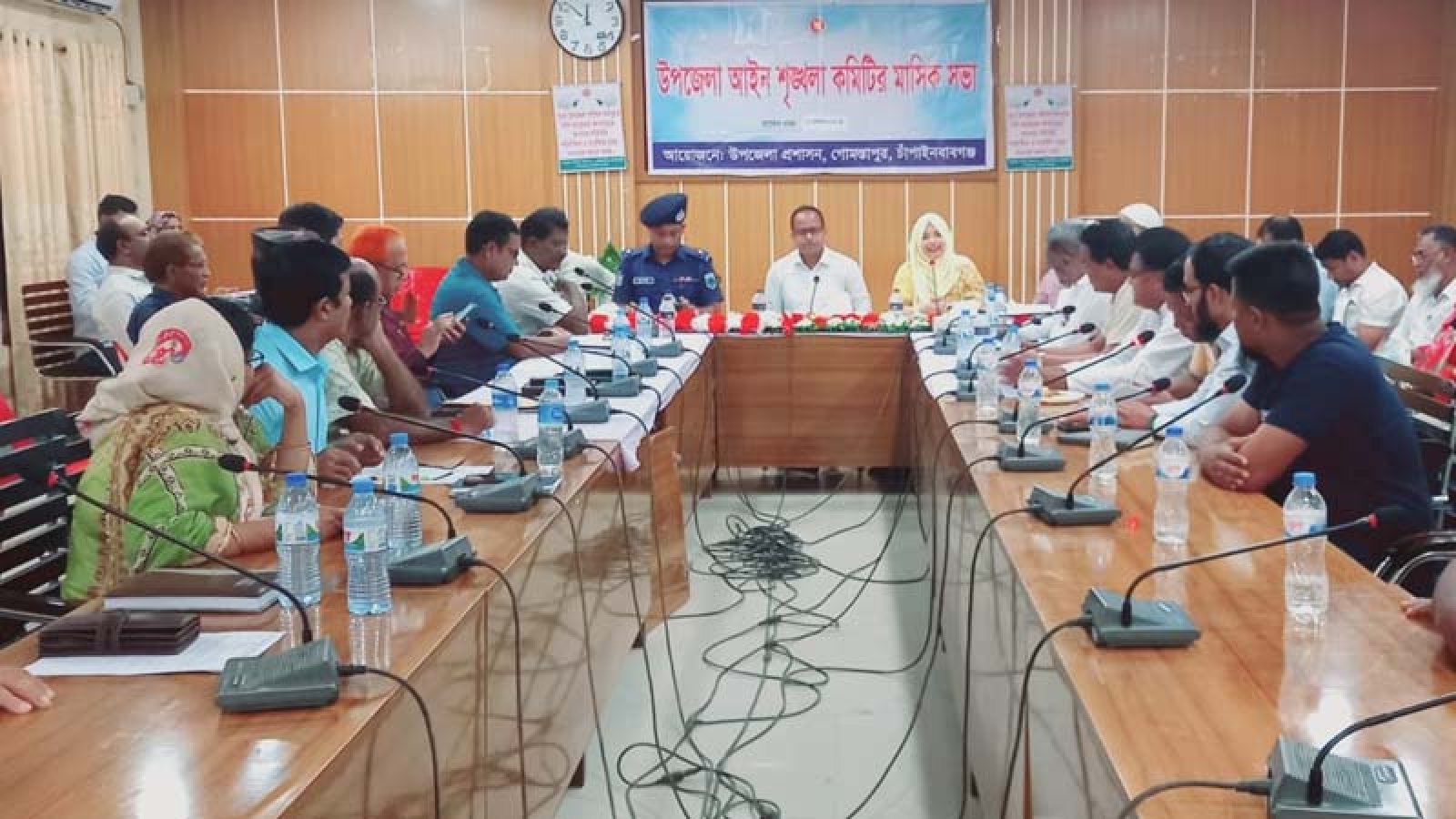 গোমস্তাপুরে আইন শৃঙ্খলা কমিটির মাসিক সভা