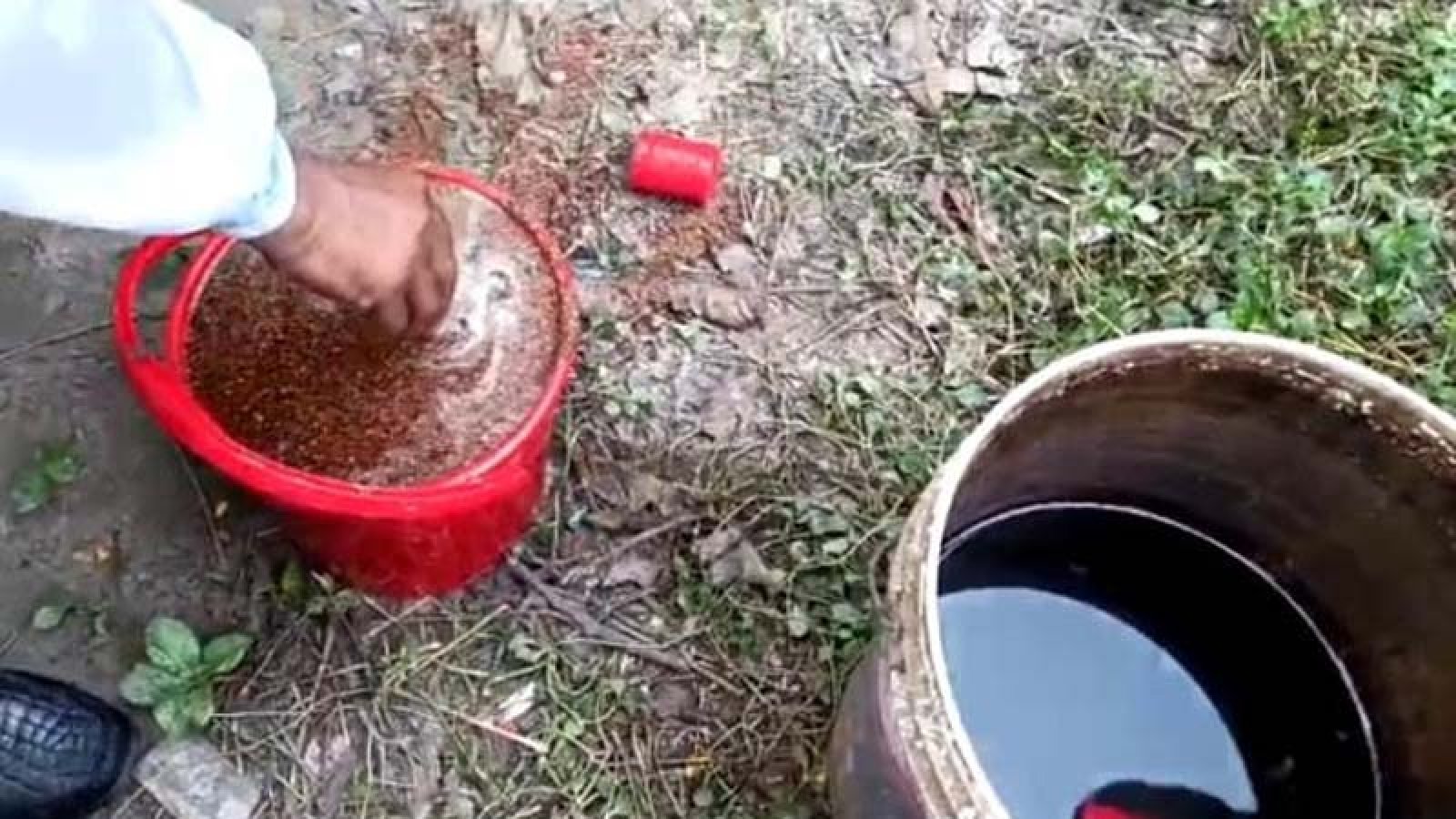ককটেল বিস্ফোরণের পর মহারাজপুরে ১১ ককটেল উদ্ধার