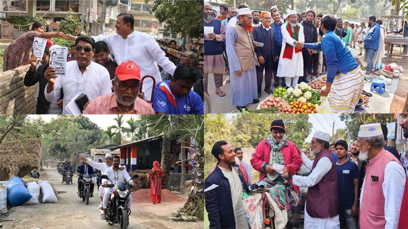 নির্বাচনি আমেজ নগর থেকে গ্রামে
