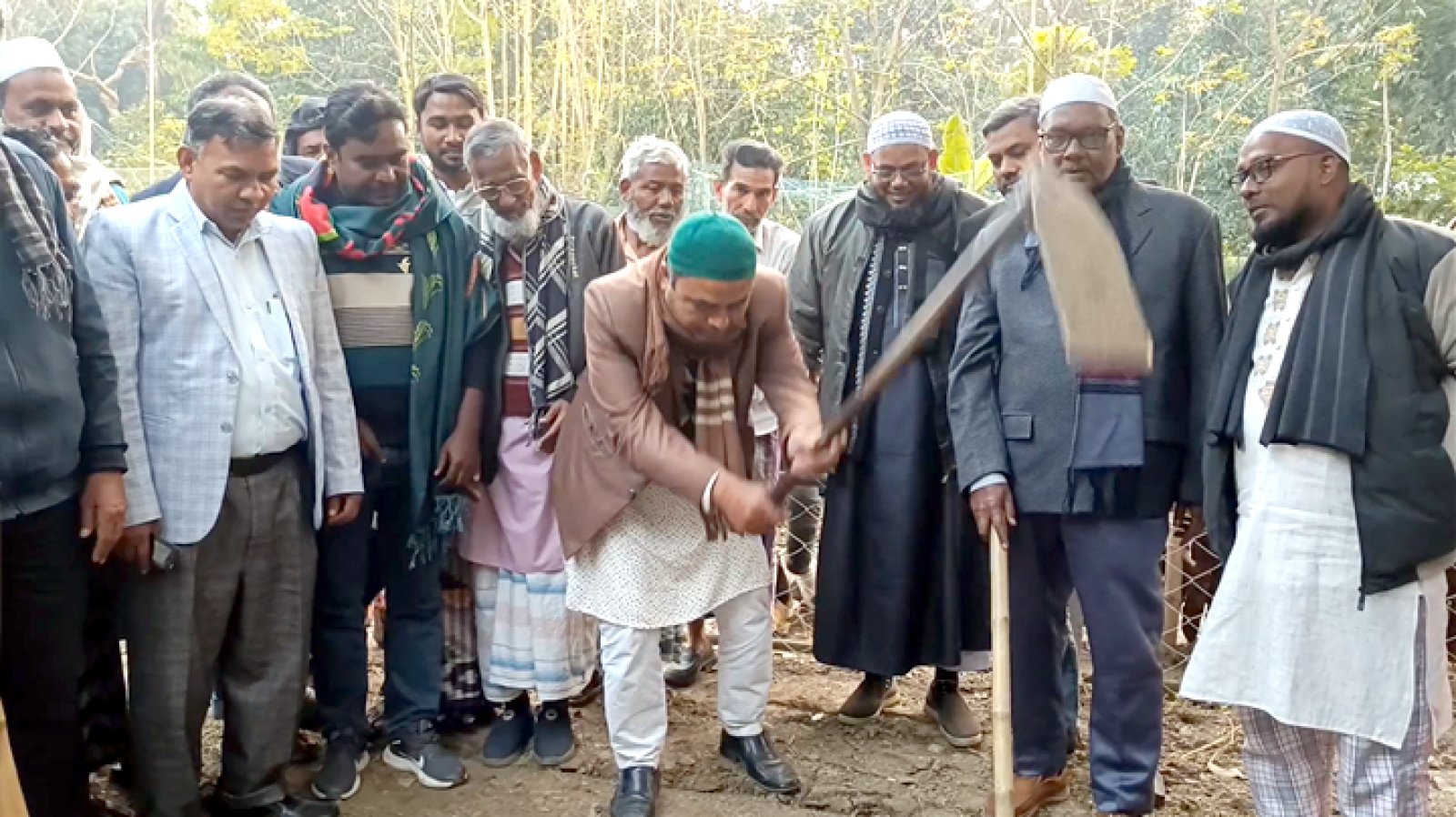শিবগঞ্জে হাফেজিয়া মাদ্রাসা-ইয়াতিমখানার ভিত্তিপ্রস্তর স্থাপন