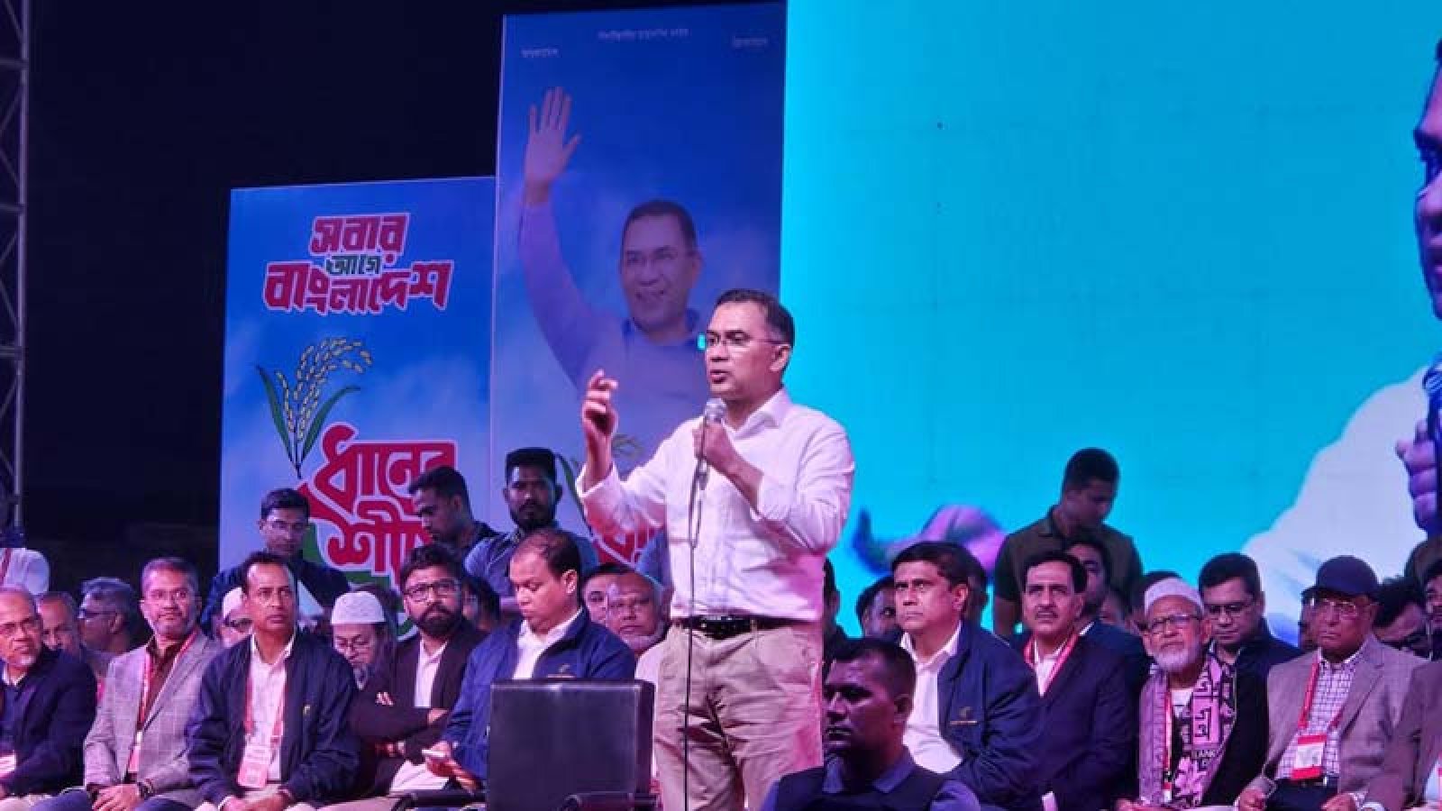 জনগণ যার পাশে থাকে কেউ তাকে আটকাতে পারে না: তারেক রহমান