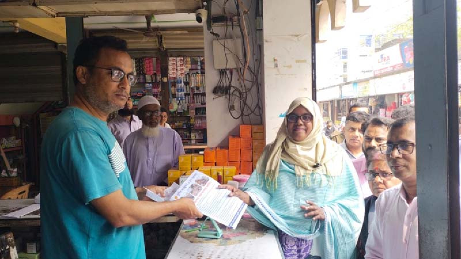 নিয়ামতপুরে দুর্যোগ প্রস্তুতি দিবস পালিত