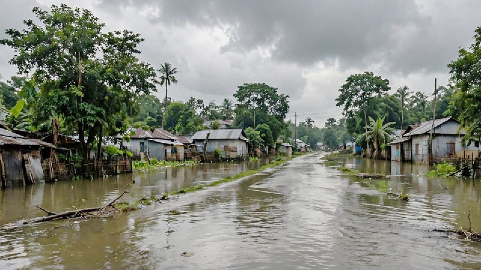 বাঘায় দুই সপ্তাহ পর আবারও বাড়ছে পদ্মার পানি