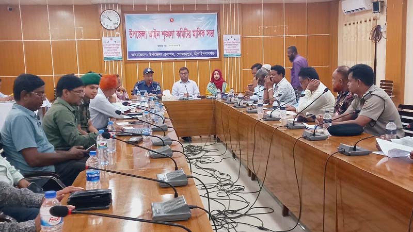 গোমস্তাপুরে আইন-শৃঙ্খলা কমিটির মাসিক সভা