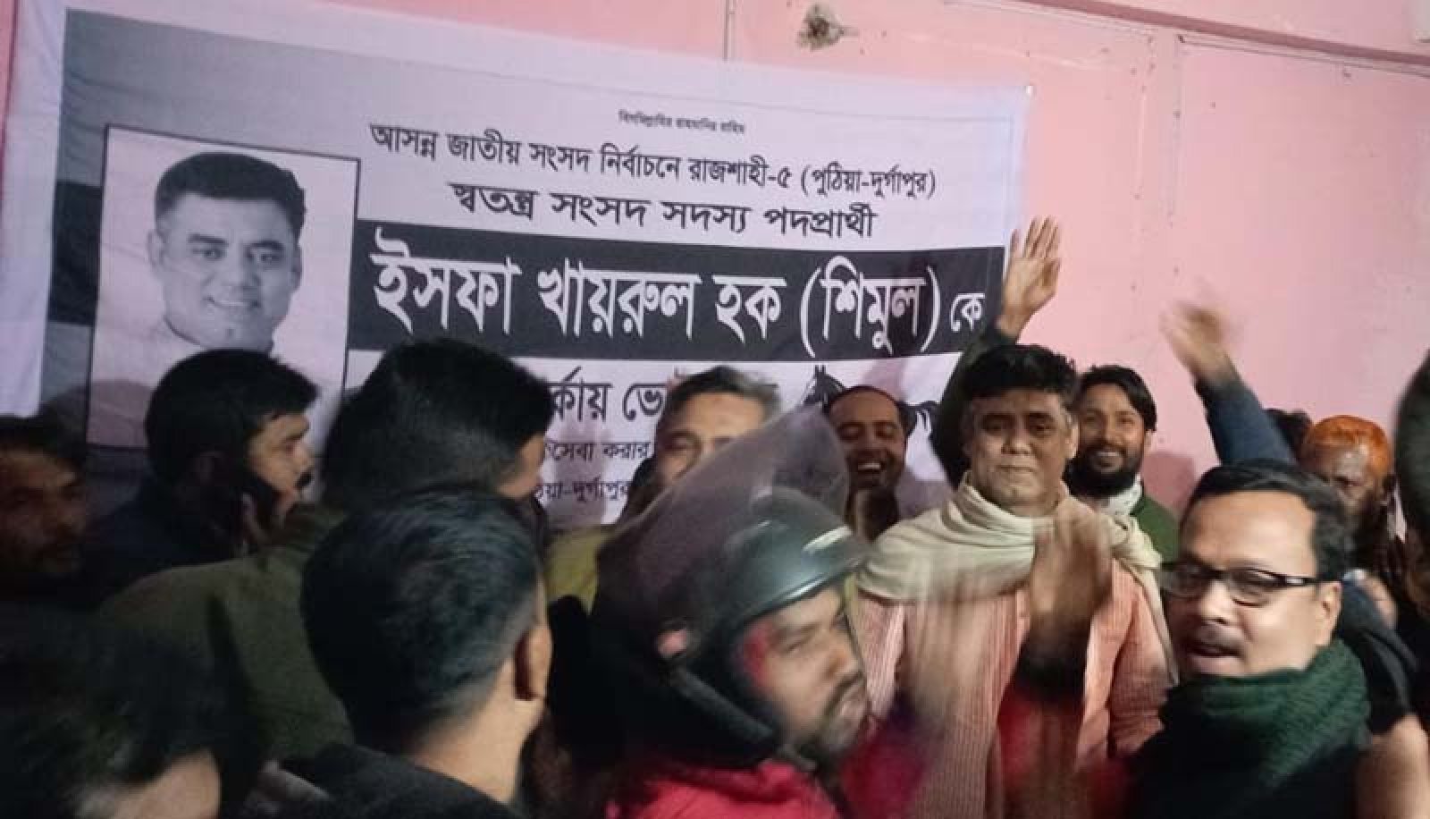 বানেশ্বরে স্বতন্ত্র প্রার্থী শিমুলের নির্বাচনী অফিস উদ্বোধন