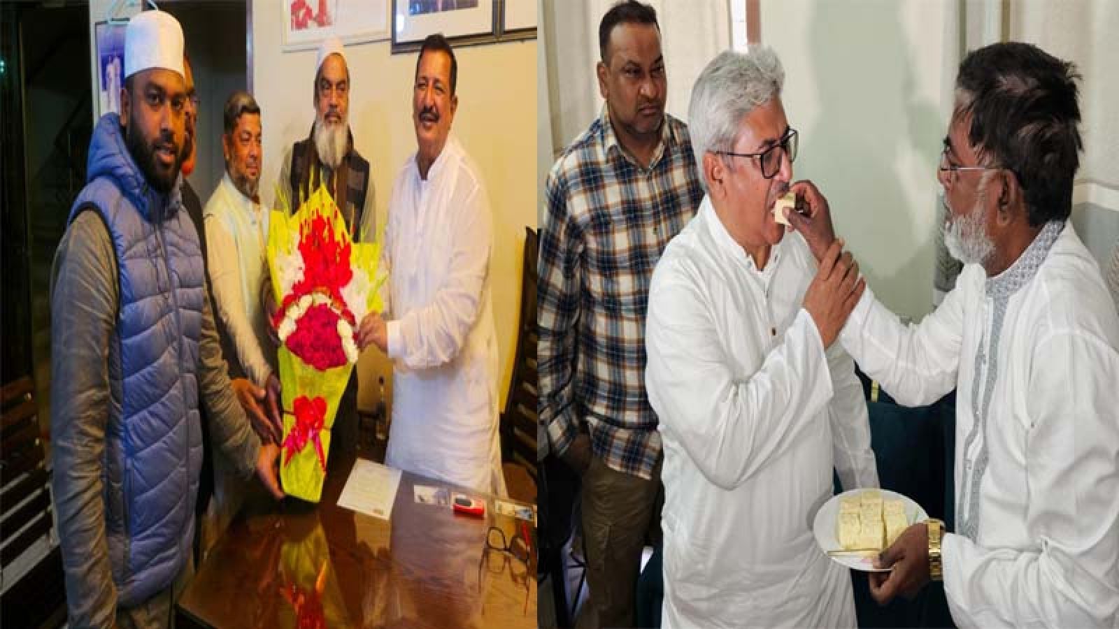 রাজশাহীতে ভোট যুদ্ধের বাইরেও সৌজন্যের রাজনীতি