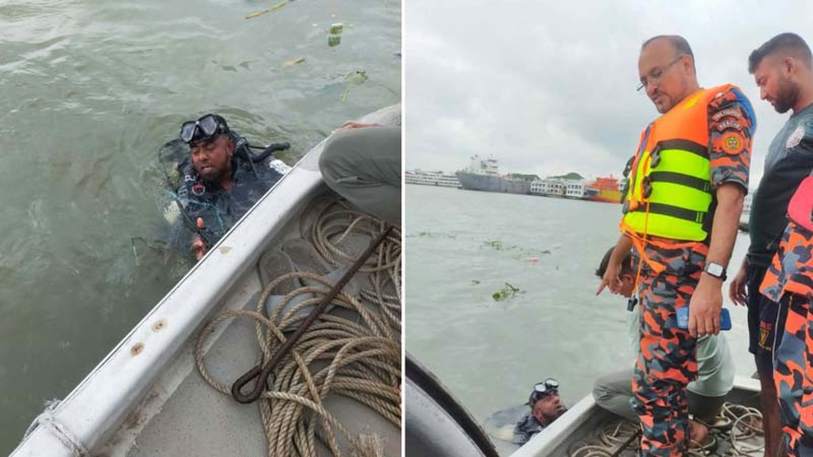 সদরঘাটে লঞ্চের ধাক্কায় ট্রলারডুবি, দুজন নিখোঁজ