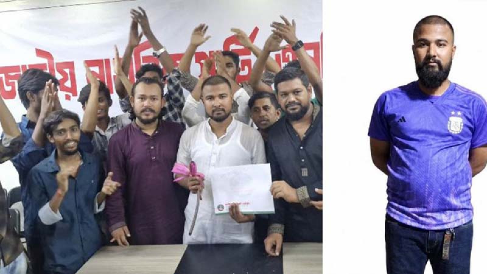 হত্যা মামলার প্রধান আসামী এনসিপির নেতা শোয়াইব গ্রেফতার