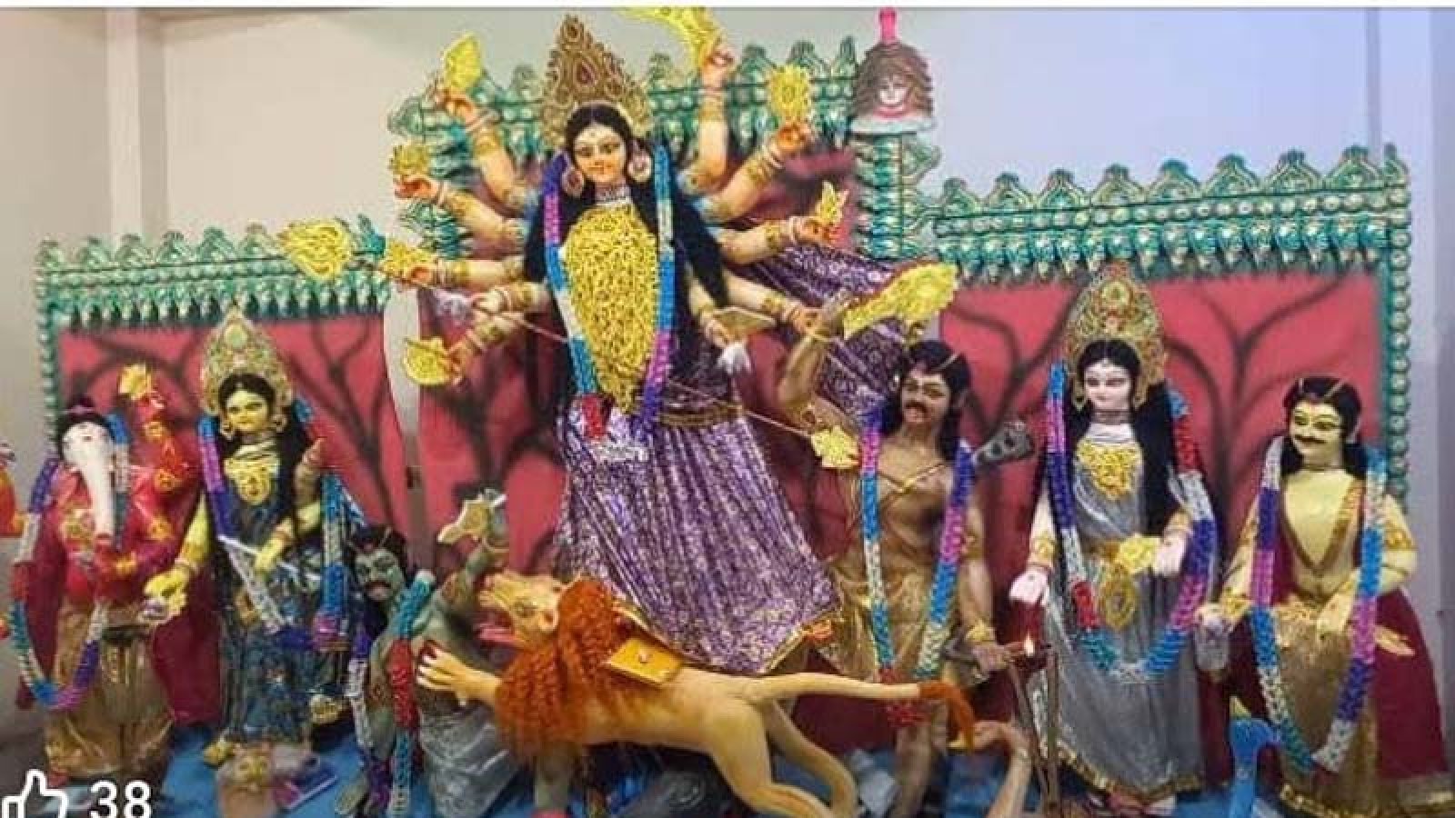 চাঁপাইনবাবগঞ্জে দুর্গোৎসব শুরু, মণ্ডপে মণ্ডপে উৎসবের আমেজ
