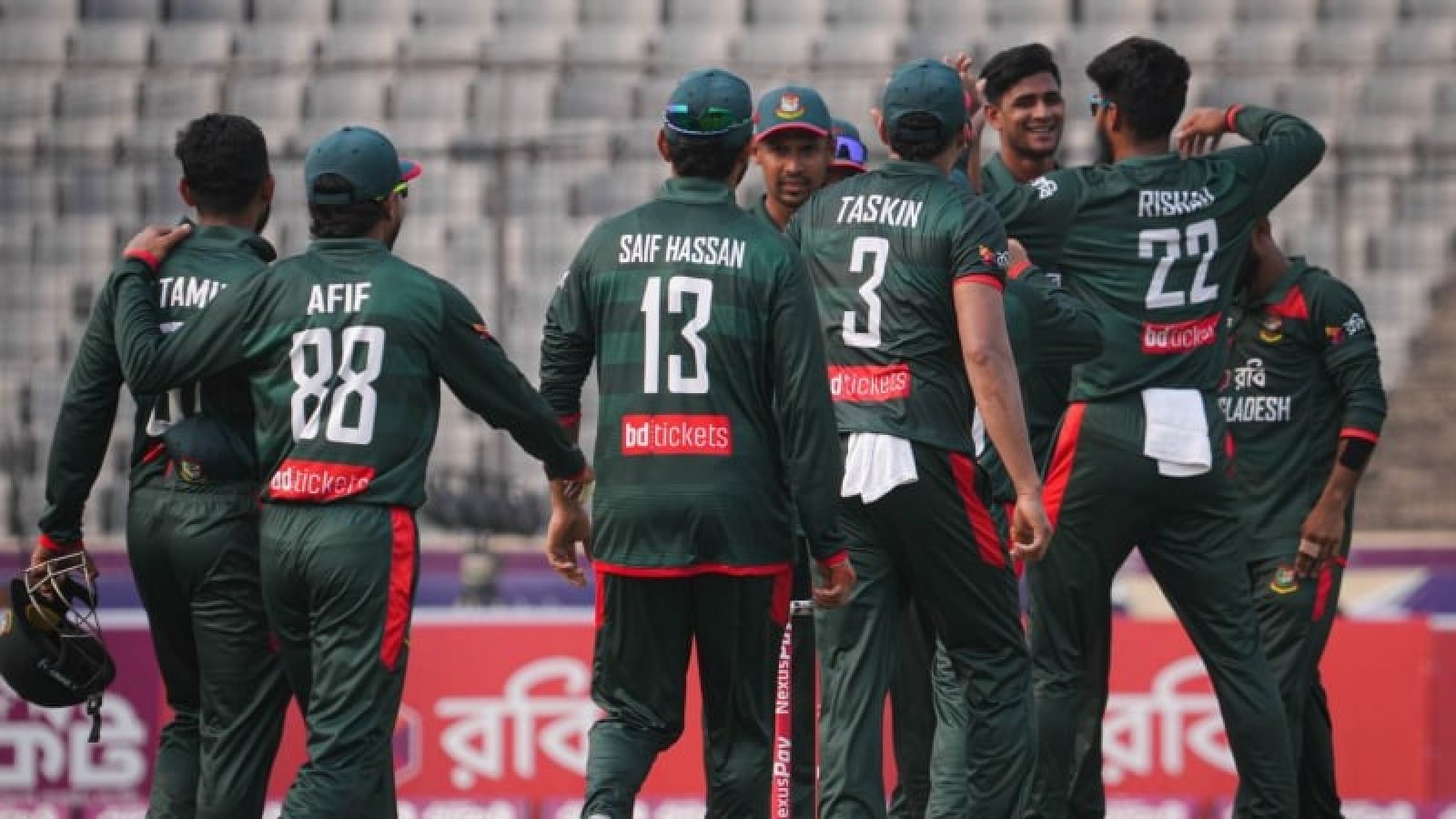 তানজিদ ঝড়ে ১৫ ওভারেই জয় পেল বাংলাদেশ