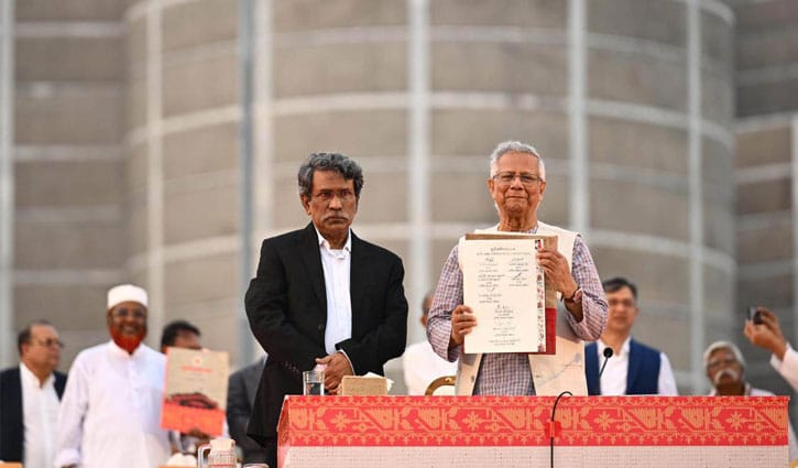 সরাসরি: সই হল জুলাই সনদ