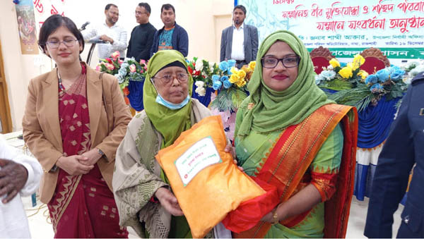 বাঘায় মুক্তিযোদ্ধাদের সংবর্ধনা