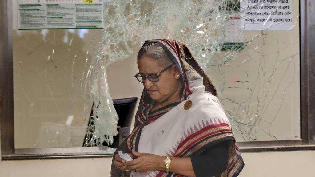 হাসিনার প্রতিক্রিয়া: সব অভিযোগ ‘মিথ্যা’, আত্মপক্ষ সমর্থনের ‘সুযোগ মেলেনি’