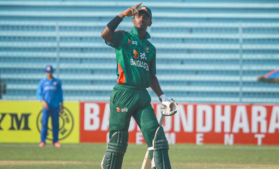 আফগানদের বিপক্ষে জিতে সিরিজ সমতা, যুবা অধিনায়কের সেঞ্চুরি