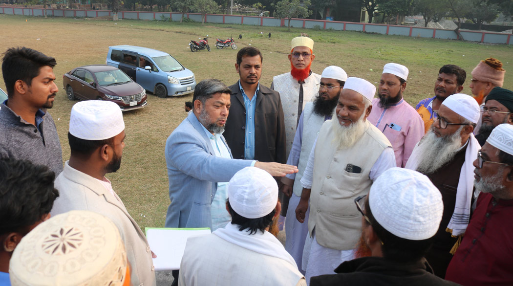 ৮ ইসলামী দলের রাজশাহী বিভাগীয় সমাবেশের মাঠ পরিদর্শন করলেন জোটের নেতৃবৃন্দ