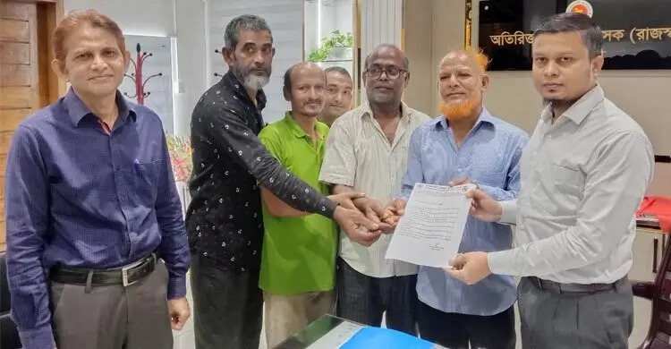 ৭ দাবিতে বধির সংঘের স্মারকলিপি
