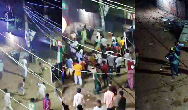 ব্রাহ্মণবাড়িয়ায় টর্চ জ্বালিয়ে ২ গ্রামবাসীর সংঘর্ষ, আহত ৩০