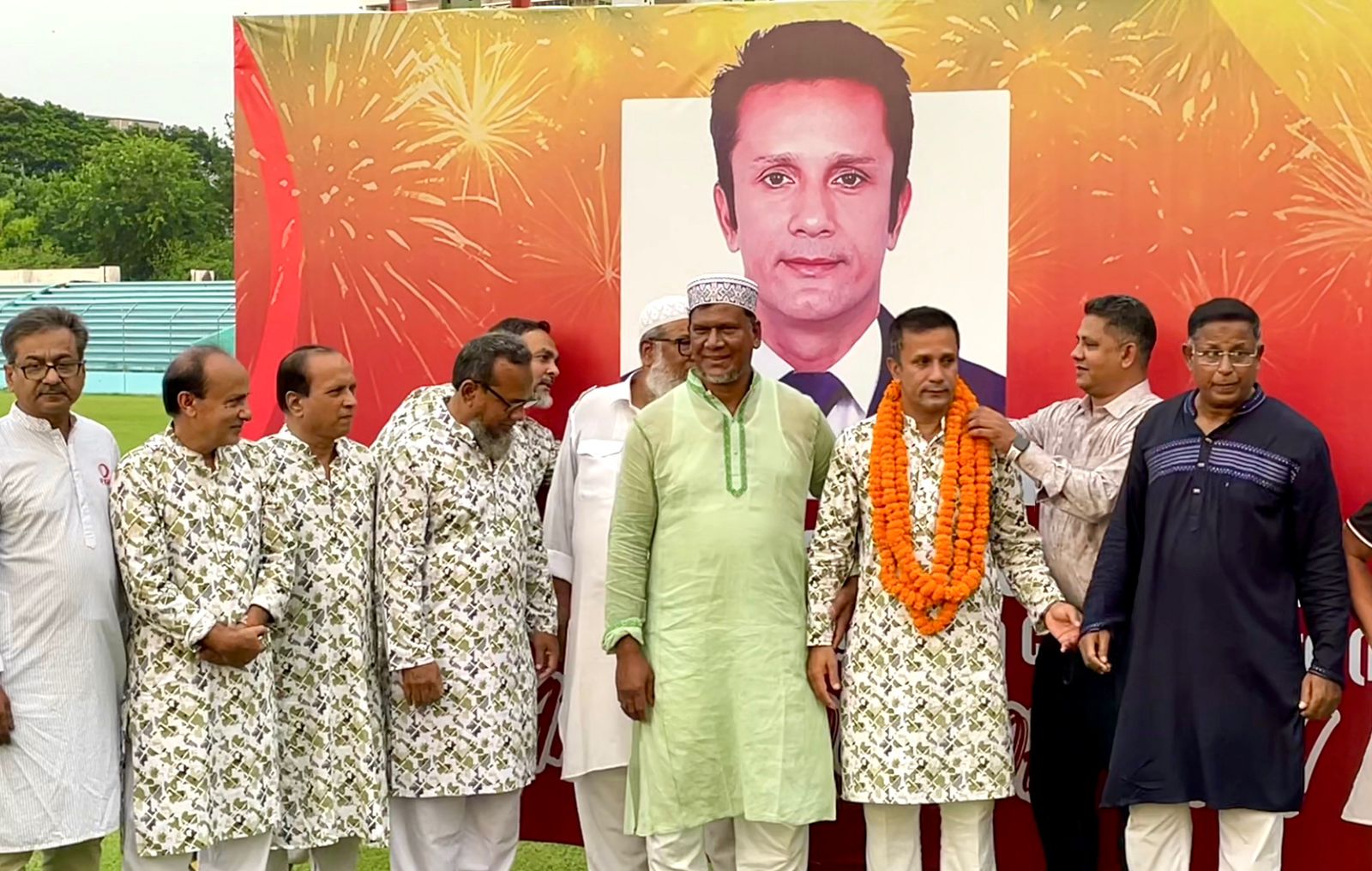 খালেদ মাসুদ পাইলটকে সংবর্ধনা