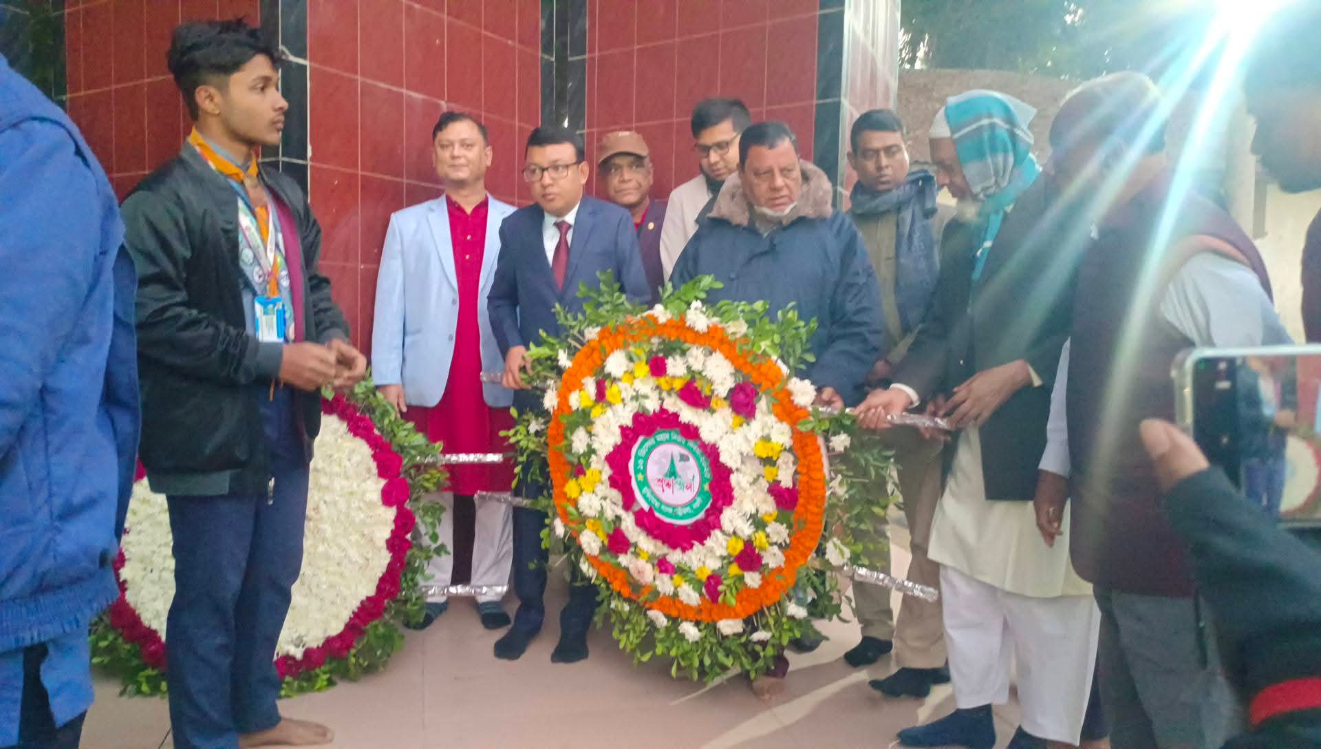 পত্নীতলায় যথাযোগ্য মর্যাদায় মহান বিজয় দিবস উদযাপন