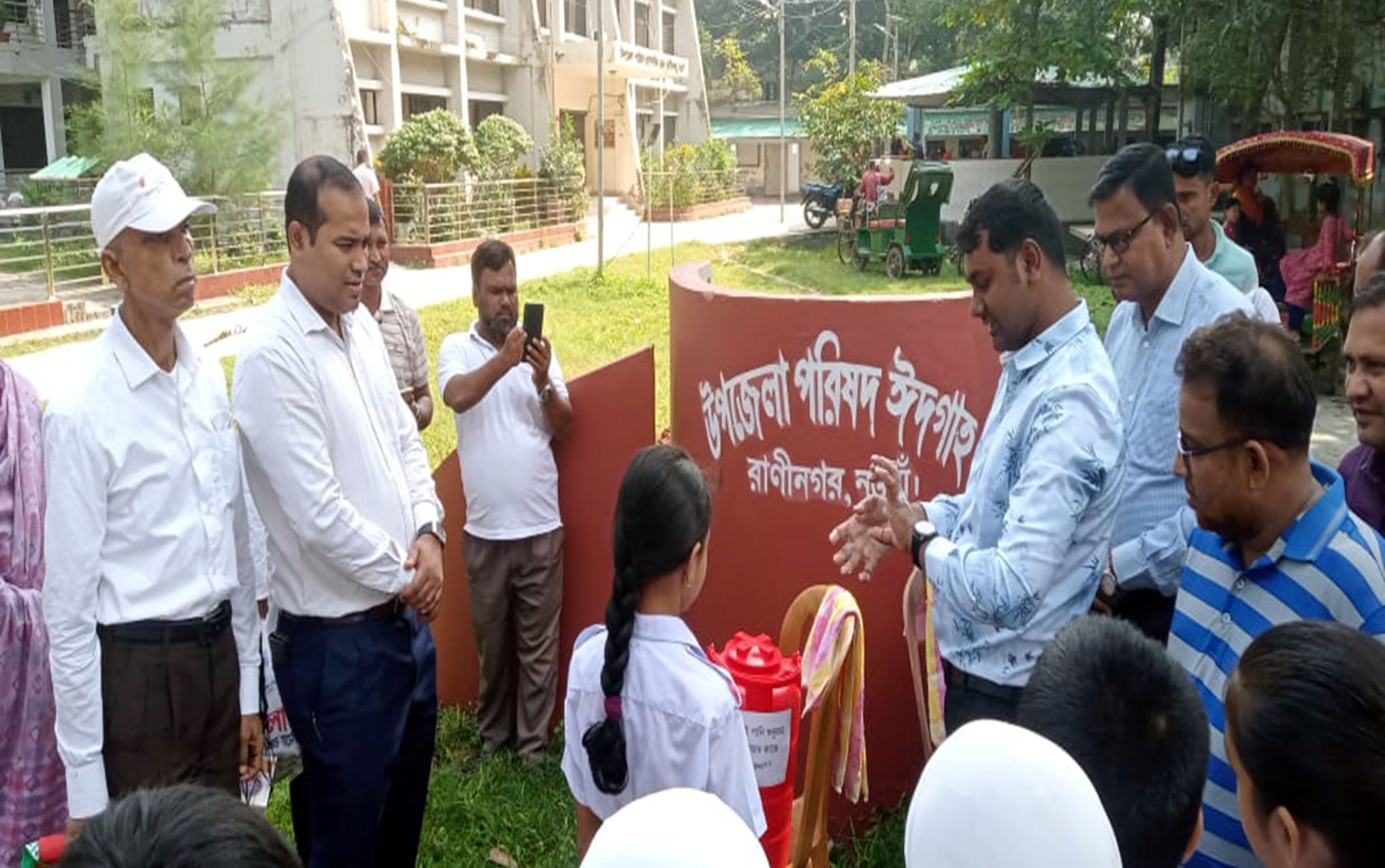 রাণীনগরে হাত ধোয়া দিবস পালন