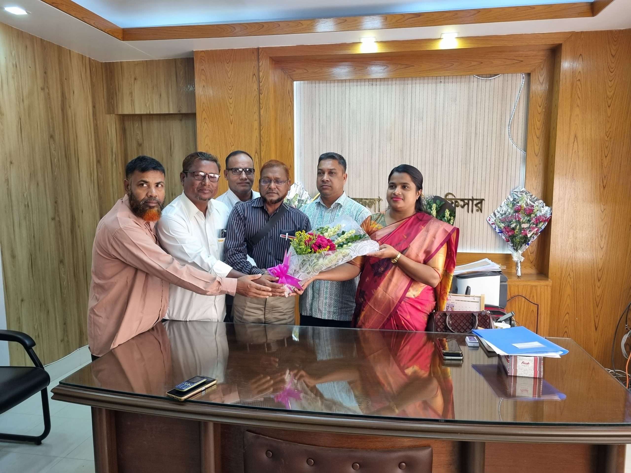 মডেল সাপাহার গড়তে সাংবাদিকদের সহযোগিতা চাইলেন নবাগত ইউএনও রোমানা রিয়াজ