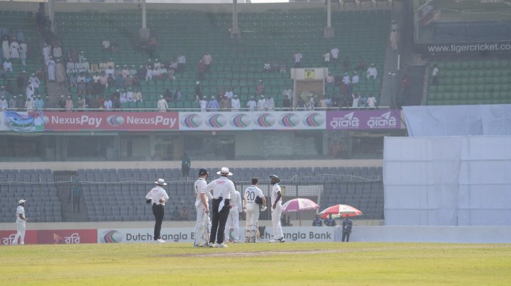 ভূমিকম্পের প্রভাব পড়ে মিরপুর টেস্টেও