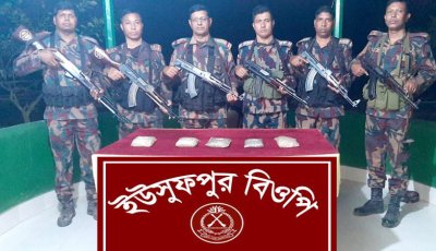 রাজশাহী’র সীমান্তে বিপুল পরিমাণ ভারতীয় এলইডি লাইট জব্দ